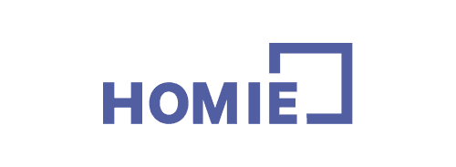 Logo de Homie, una de las empresas con las que ha trabajado Simón Rojas