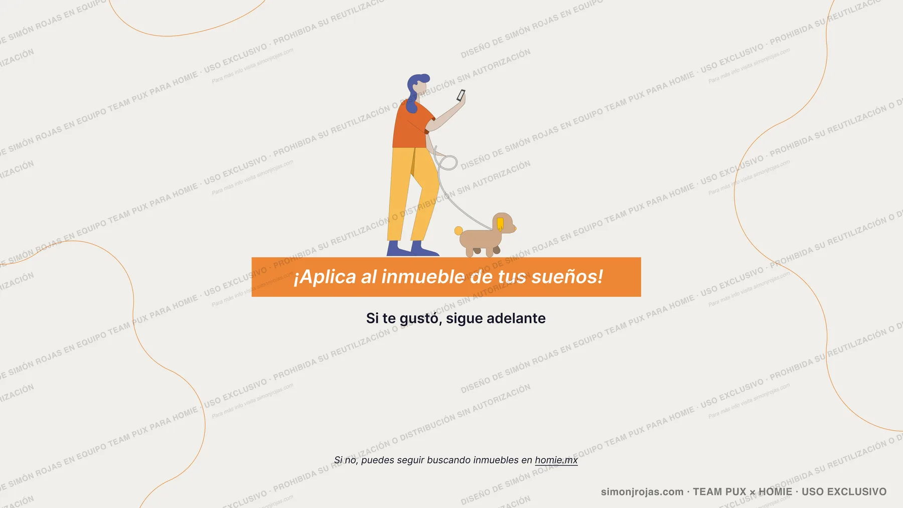 Slide de transición motivacional para aplicar al inmueble